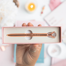 Load image into Gallery viewer, Diamond Rose Gold Pen